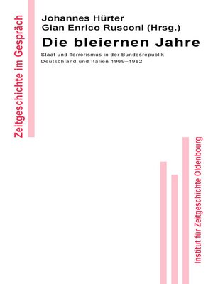 cover image of Die bleiernen Jahre
